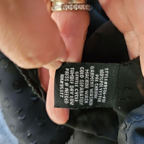 Sanctuary sheer  black flutter sleeve blouse - Picture 3 of 8